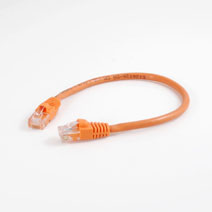Q-Series Patch Cords, CAT6, Non-Booted, Orange, 15 FT Q-Series Patch Cords, CAT6, Non-Booted, Orange, 15 FT