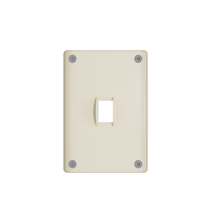 Mighty Mac™ WPP Series 1-Gang 14-Ga Steel Wall Plate, Toggle, Ivory