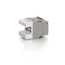 Discontinued - Cat5E RJ45 UTP Keystone Jack - Gray
