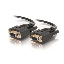6ft (1.8m) DB9 F/F Serial RS232 Cable - Black 6ft (1.8m) DB9 F/F Serial RS232 Cable - Black