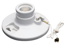 Medium Base Lampholder, White Medium Base Lampholder, White