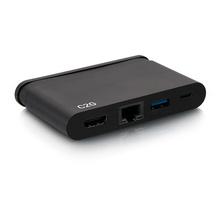 USB-C® 4-in-1 Compact Docking Station with HDMI®, USB-A, Ethernet, and USB-C Power Delivery up to 100W - 4K 30Hz USB-C® 4-in-1 Compact Docking Station with HDMI®, USB-A, Ethernet, and USB-C Power Delivery up to 100W - 4K 30Hz