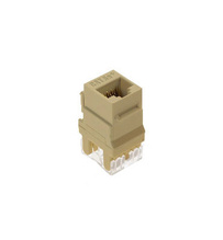 Category 5e RJ45 Keystone Connector, Ivory