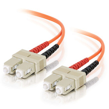 3.3ft (1m) SC-SC 62.5/125 OM1 Duplex Multimode PVC Fiber Optic Cable - Orange 3.3ft (1m) SC-SC 62.5/125 OM1 Duplex Multimode PVC Fiber Optic Cable - Orange