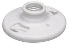 Porcelain Medium Base Lampholder 2-Terminal 250V, White Porcelain Medium Base Lampholder 2-Terminal 250V, White