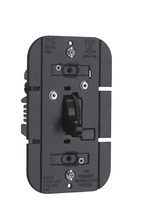 Discontinued - Trademaster 1100W Incandescent Toggle Dimmer, Black | Sub TSD1103PBK