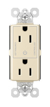 Discontinued - PlugTail® Tamper-Resistant Heavy Duty Spec Grade Plug Load Controllable Receptacle, 15A, 125V, Light Almond