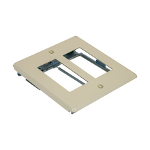 2-GANG W/TWO RECTANGULAR OPENINGS IVORY 2-GANG W/TWO RECTANGULAR OPENINGS IVORY