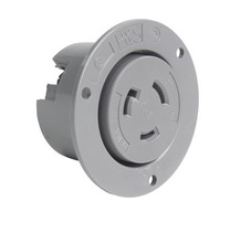 20A NEMA L2120 Inlet, Gray 20A NEMA L2120 Inlet, Gray