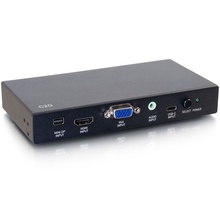 HDMI®, USB-C, Mini DisplayPort™, and VGA to HDMI Adapter Converter Switch - 4K 60Hz HDMI®, USB-C, Mini DisplayPort™, and VGA to HDMI Adapter Converter Switch - 4K 60Hz