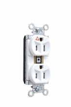 PlugTail® Isolated Ground Spec Grade Receptacles, 15A, 125V, White PlugTail® Isolated Ground Spec Grade Receptacles, 15A, 125V, White
