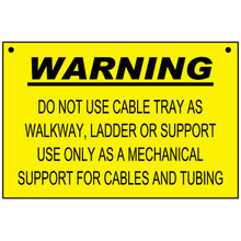 Steel Ladder Tray Signage