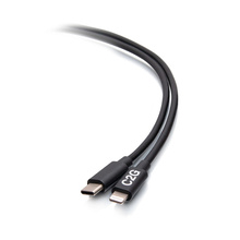 3ft (0.9m) USB-C® Male to Lightning Male Sync and Charging Cable - Black 3ft (0.9m) USB-C® Male to Lightning Male Sync and Charging Cable - Black