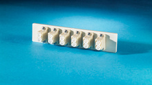 Fib-Cop II Bottom Adapter Plate, 6-LC Duplex (12 Fibers) Multimode, Beige adapters Fib-Cop II Bottom Adapter Plate, 6-LC Duplex (12 Fibers) Multimode, Beige adapters