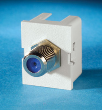 TracJack Module F Connector F/F, Cloud White TracJack Module F Connector F/F, Cloud White