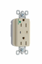 PlugTail® Hospital Grade Extra Heavy Duty Surge Protective Duplex Receptacle, Ivory PlugTail® Hospital Grade Extra Heavy Duty Surge Protective Duplex Receptacle, Ivory