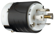30A L2130 Plug - Black Back, White Front Body