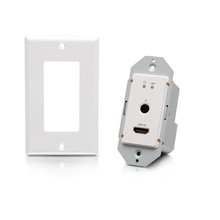 HDMI® HDBaseT + RS232 and IR over Cat Extender Single Gang Wall Plate Transmitter - 4K 60Hz HDMI® HDBaseT + RS232 and IR over Cat Extender Single Gang Wall Plate Transmitter - 4K 60Hz