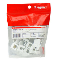 Quick Connect RJ25 6-Position, 6-Conductor Telephone Keystone Insert, White