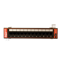 Discontinued - Cat 5e Wall-Mount Patch Panel with 89D Bracket Discontinued - Cat 5e Wall-Mount Patch Panel with 89D Bracket