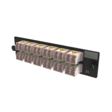 Q-Series Keyed OFP Adapter Panel 24 Fibers, Rose Q-Series Keyed OFP Adapter Panel 24 Fibers, Rose