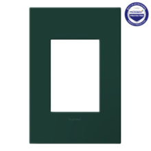 adorne® Evergreen One-Plus-Gang Screwless Wall Plate with Microban®