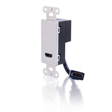 HDMI Pass Through Wall Plate - Aluminum HDMI Pass Through Wall Plate - Aluminum