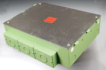 Evolution™ Series Six Gang On-Grade Floor Box Evolution™ Series Six Gang On-Grade Floor Box