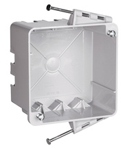 4-inch Square Box with Threaded Mounting Holes 4-inch Square Box with Threaded Mounting Holes