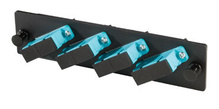 Q-Series Keyed OFP Adapter Panel 4-SC-Duplex Aqua Adapters Q-Series Keyed OFP Adapter Panel 4-SC-Duplex Aqua Adapters