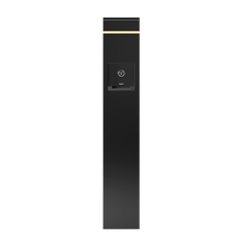 Charging Station with 3000K Accent Light, 2-Gang, (1) Duplex GFCI, (1) Duplex GFCI with Dual USB-C - Black