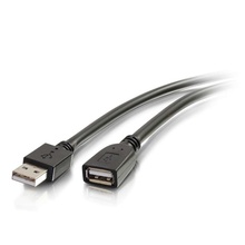 32ft (9.8m) USB A Male to A Female Active Extension Cable - Plenum, CMP-Rated 32ft (9.8m) USB A Male to A Female Active Extension Cable - Plenum, CMP-Rated