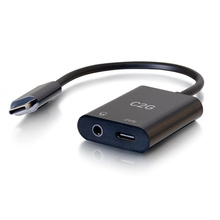 USB-C® to AUX Multiport Adapter (3.5mm) with Power Delivery up to 100W USB-C® to AUX Multiport Adapter (3.5mm) with Power Delivery up to 100W