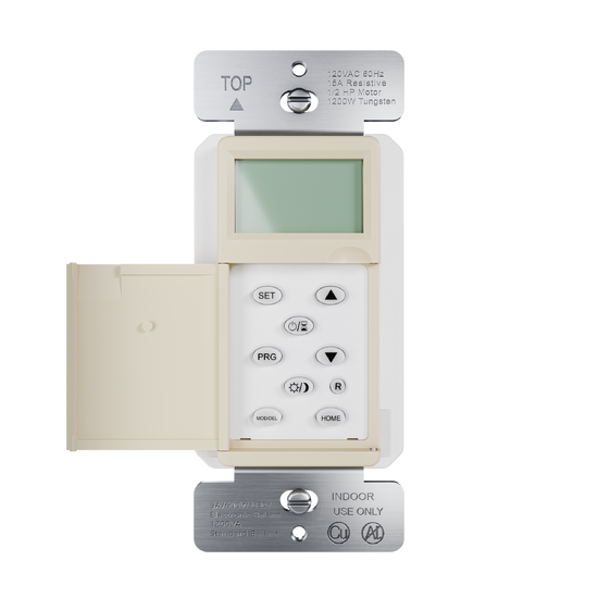 Programmable 24-hour Astronomic Timer, Ivory
