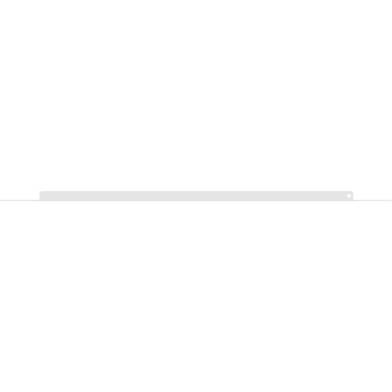 MM20BDC06-B Side view of 6 in MM20 Base Cust Cover - White