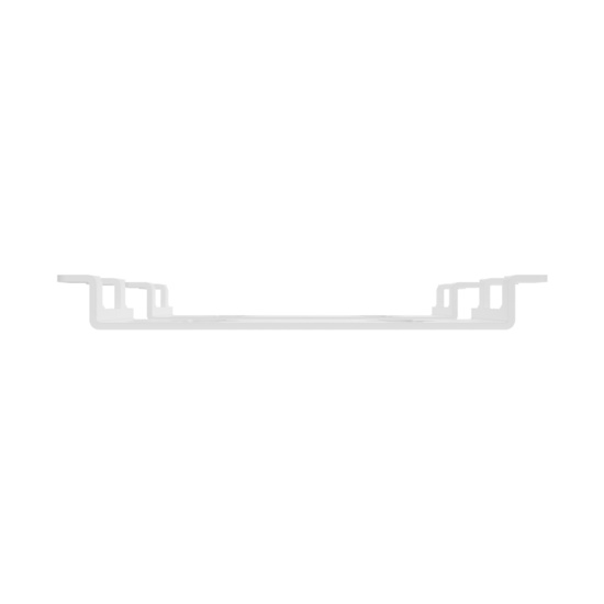 Assembled Straight Top/Bottom - Mighty Mo 20 PDU Mounting Brackets, Cage Mount, 2 Wide, White (MM20PDUMBVM2W-W