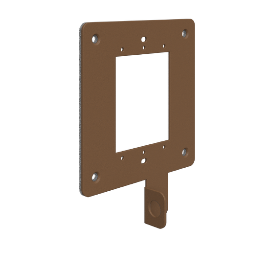 Replacement 1-Gang Plate Locking, Brown