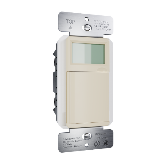 Programmable 24-hour Astronomic Timer, Ivory