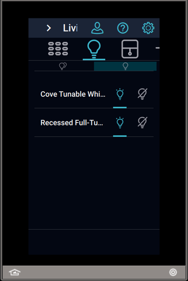 Image of VC-TS43-TI-LITE Lighting Control Dark