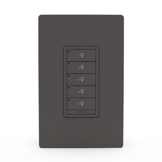 Brown Wattstopper PLUS 5 Button Switch