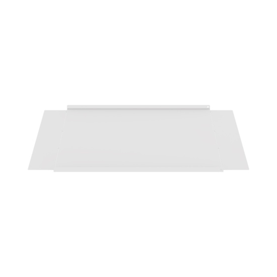 MM20BDC16-B Side angled View of 16 in MM20 Base Cust Cover - White