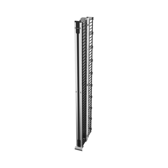 SRVMD704DL-B, Standard Rack Vertical Manager, SRVM, Angled, Front Side Facing Left