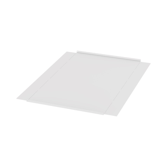 MM20BDC30-B Right angled view of 30 in MM20 Base Cust Cover - White