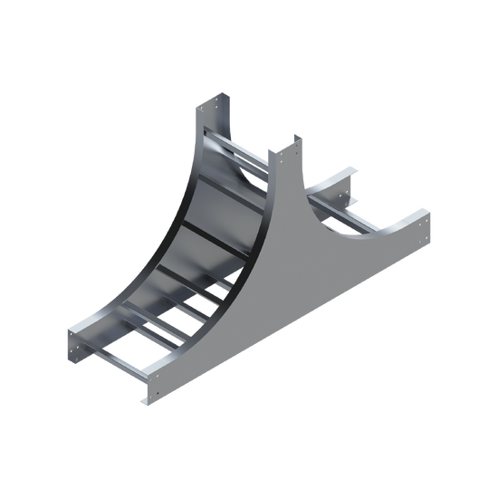 Rendering of Ladder Tray Vertical tee up fitting