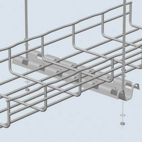 high-resistance finish wire mesh cable tray