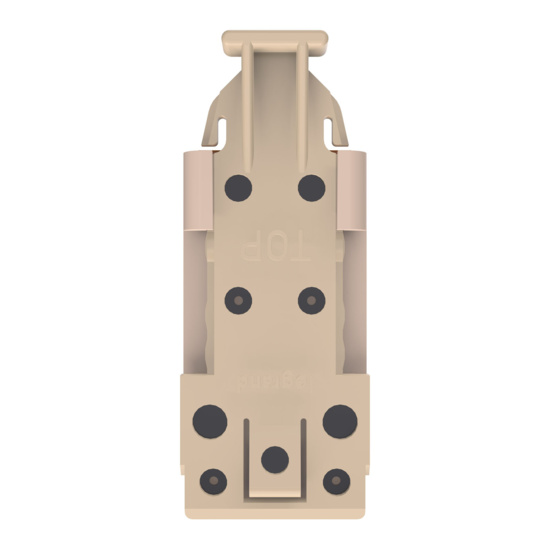 HDJSN6-88 White Cat6 SNAP Jack Top View