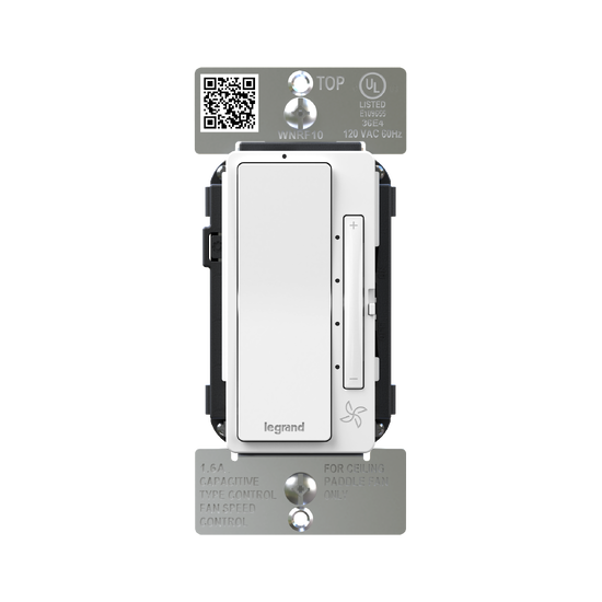 radiant® Smart Fan Controller with Netatmo, White