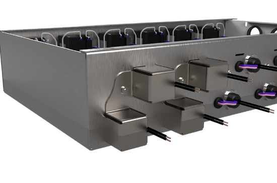 ALC Dimming Panel Steel Bracket Side View