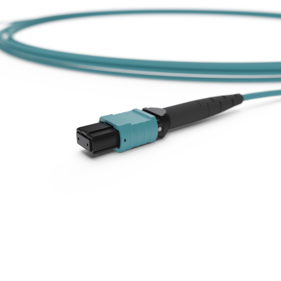 OM4 12 Fiber MPO Trunk Connector Trimetric