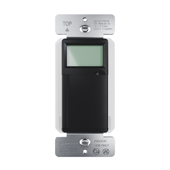 Programmable 24-hour Astronomic Timer, Black